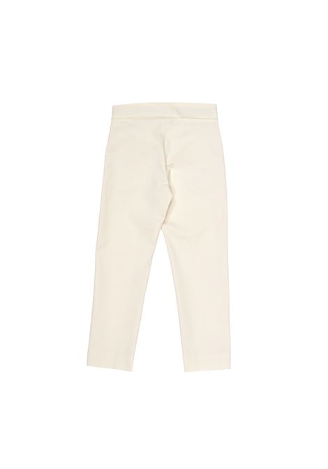 FENDI KIDS Pantaloni Affusolati Beige Con Logo Dietro - FENDI KIDS