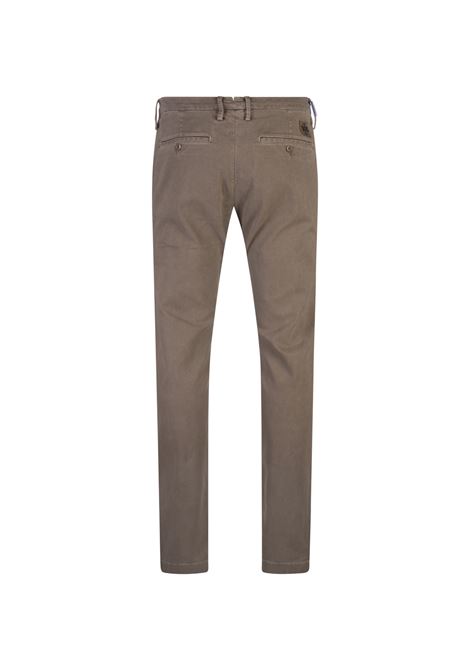 JACOB COHEN Pantaloni Bobby Slim Fit Beige In Twill Garment-Dye - JACOB COHEN