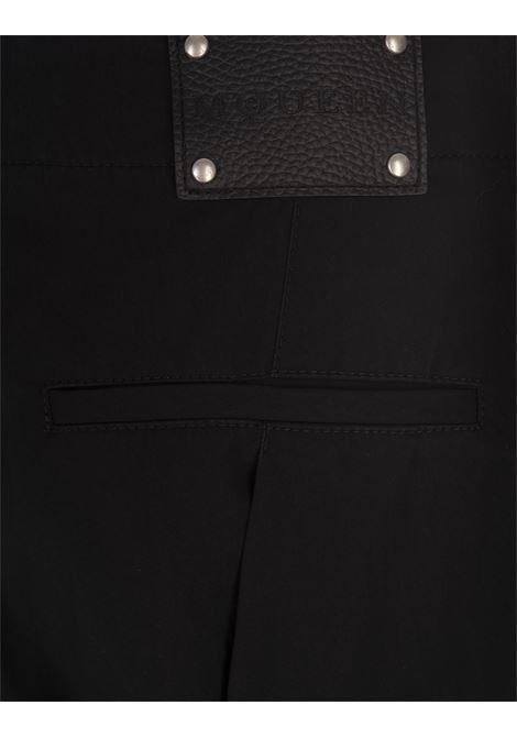 ALEXANDER MCQUEEN Pantaloni Cargo Con Piega In Nero - ALEXANDER MCQUEEN