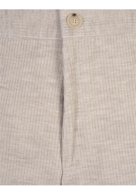 BOSS Pantaloni Cargo In Velluto A Coste Sabbia - BOSS