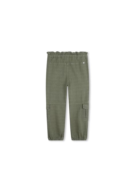 GIVENCHY KIDS Pantaloni Cargo Verdi Con Motivo 4G Jacquard - GIVENCHY KIDS