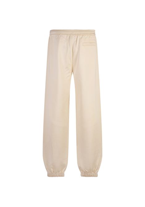 GIVENCHY Pantaloni Da Jogging Avorio Con Logo - GIVENCHY