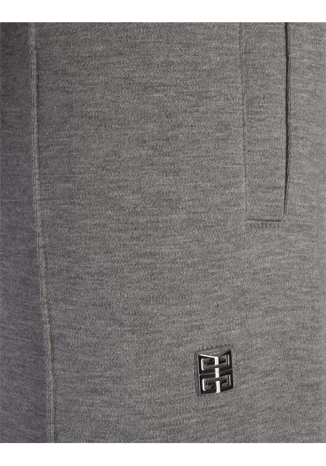 GIVENCHY Pantaloni Da Jogging Grigi Con Logo 4G In Metallo - GIVENCHY