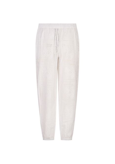 TORY BURCH Pantaloni Da Mare In Pizzo Bianco - TORY BURCH