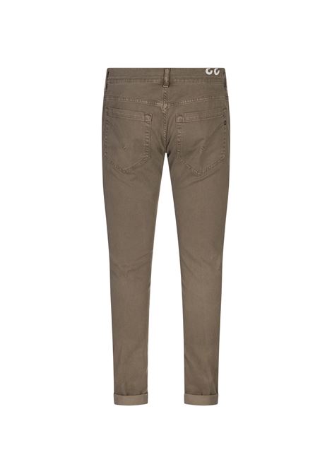 DONDUP Pantaloni George 5 Tasche In Cotone Stretch Kaki - DONDUP