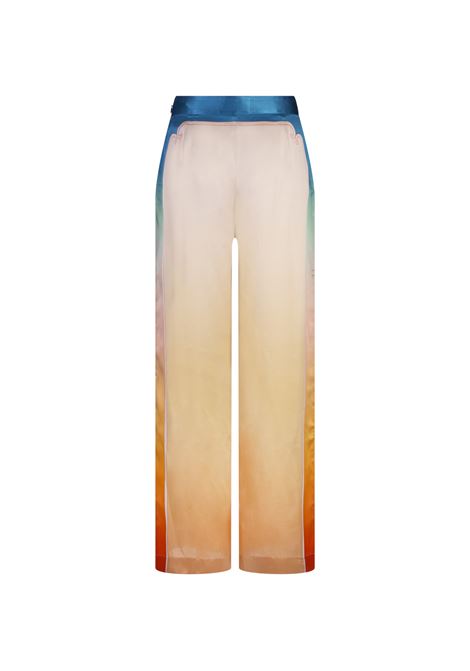 CASABLANCA Pantaloni In Seta L'Arc Coloré - CASABLANCA