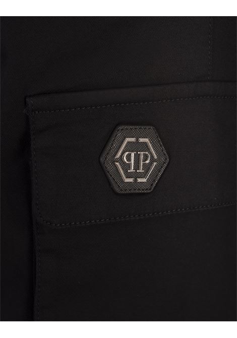 PHILIPP PLEIN Pantaloni Lunghi Cargo Fit Neri - PHILIPP PLEIN