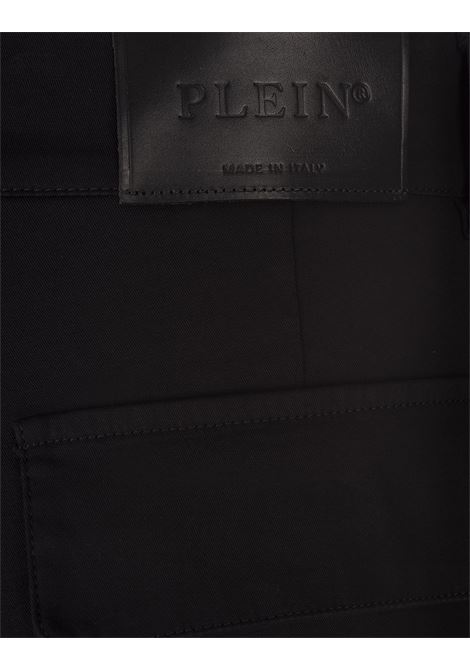PHILIPP PLEIN Pantaloni Lunghi Cargo Fit Neri - PHILIPP PLEIN