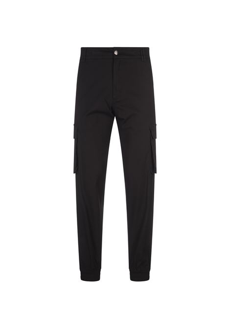 PHILIPP PLEIN Pantaloni Lunghi Cargo Fit Neri - PHILIPP PLEIN