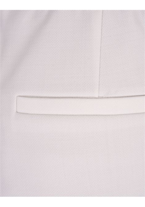 INCOTEX Pantaloni Sartoriali In Lana Stretch Bianca - INCOTEX