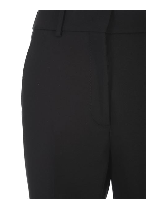 INCOTEX Pantaloni Sartoriali In Lana Stretch Nera - INCOTEX
