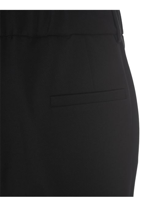 INCOTEX Pantaloni Sartoriali In Lana Stretch Nera - INCOTEX