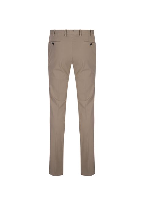 PT TORINO Pantaloni Slim Fit In Cotone Stretch Beige - PT TORINO