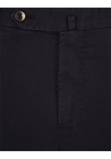 PT TORINO Pantaloni Slim Fit In Cotone Stretch Blu Notte - PT TORINO