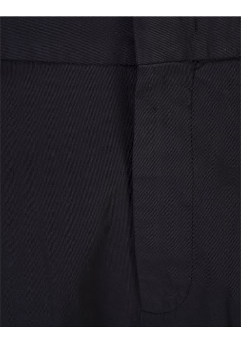 ZEGNA Pantaloni Slim Fit In Cotone Stretch Nero - ZEGNA