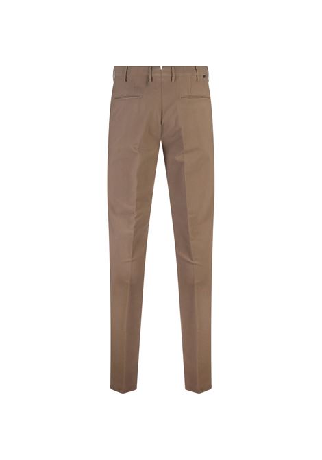 INCOTEX Pantaloni Slim Fit In Doeskin Certificato Beige - INCOTEX