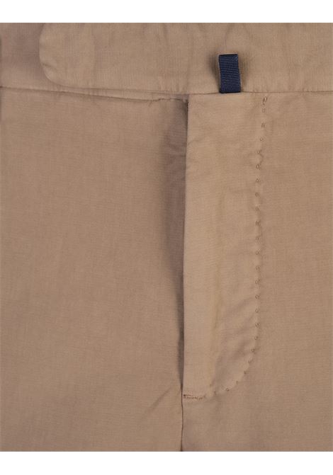 INCOTEX Pantaloni Slim Fit In Doeskin Certificato Beige - INCOTEX