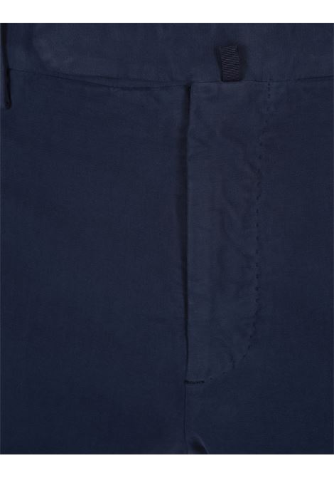 INCOTEX Pantaloni Slim Fit In Doeskin Certificato Blu - INCOTEX