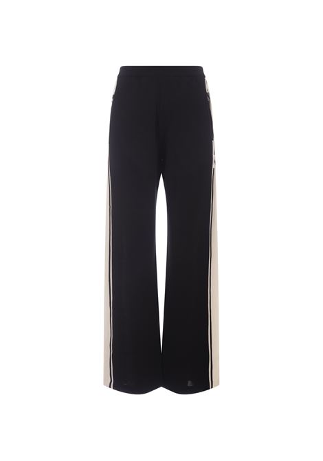 PALM ANGELS Pantaloni Sportivi Racing Neri - PALM ANGELS