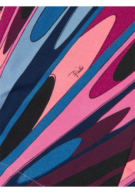 EMILIO PUCCI JUNIOR Pantaloni Svasati Con Stampa Onde - EMILIO PUCCI JUNIOR