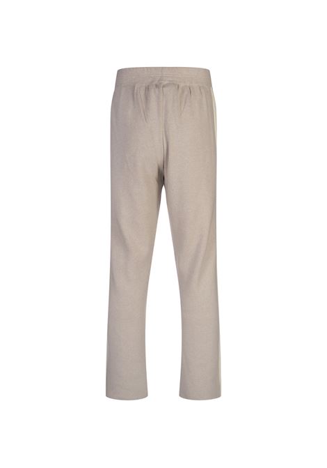 PALM ANGELS Pantaloni Track In Lana E Cashmere Beige Chiaro - PALM ANGELS