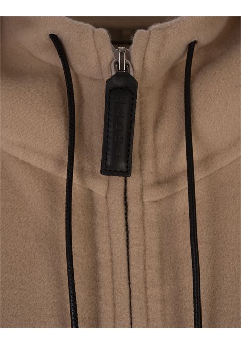 MARNI Parka Con Cappuccio Oversize Light Camel - MARNI
