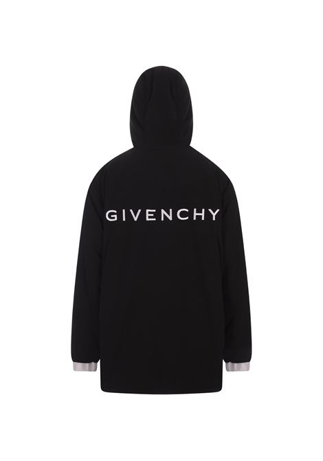 GIVENCHY Parka Football Reversibile GIVENCHY In Pile Bianco/Nero - GIVENCHY
