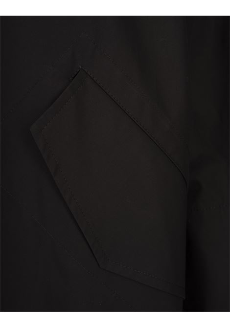 JIL SANDER Parka Midi Con Cappuccio Nero - JIL SANDER