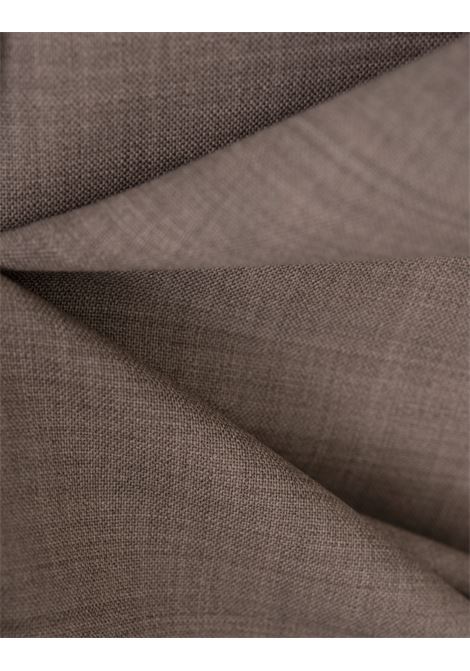 PAROSH Camicia Lille In Lana Stretch Taupe - PAROSH