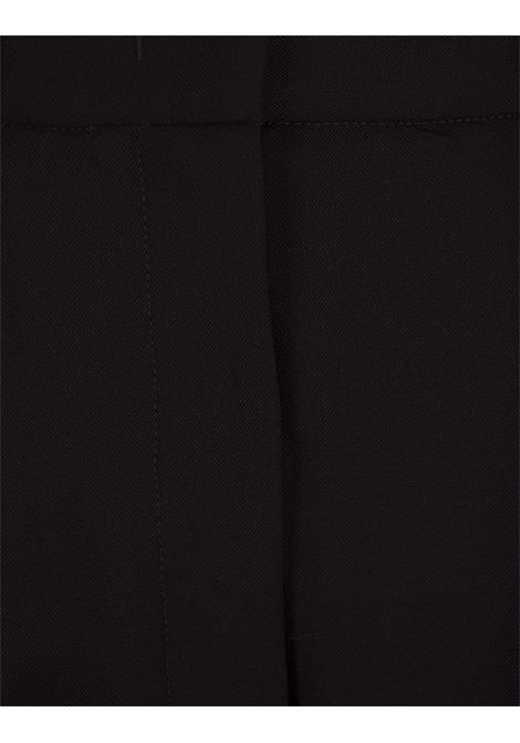 PAROSH Pantaloni Liliuxy In Gabardina Neri - PAROSH