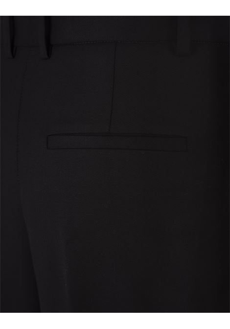 PAROSH Pantaloni Liliuxy In Gabardina Neri - PAROSH