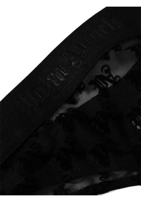 PALM ANGELS Perizoma Nero Con Monogramma - PALM ANGELS