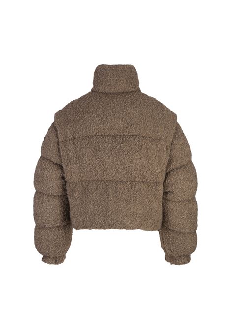 MONCLER Piumino 2 In 1 In Tweed Cytinelle Beige - MONCLER