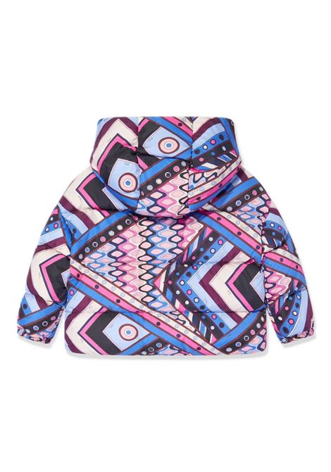EMILIO PUCCI JUNIOR Piumino Con Stampa Vivara - EMILIO PUCCI JUNIOR