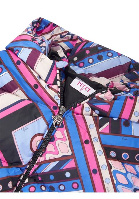 EMILIO PUCCI JUNIOR Piumino Con Stampa Vivara - EMILIO PUCCI JUNIOR