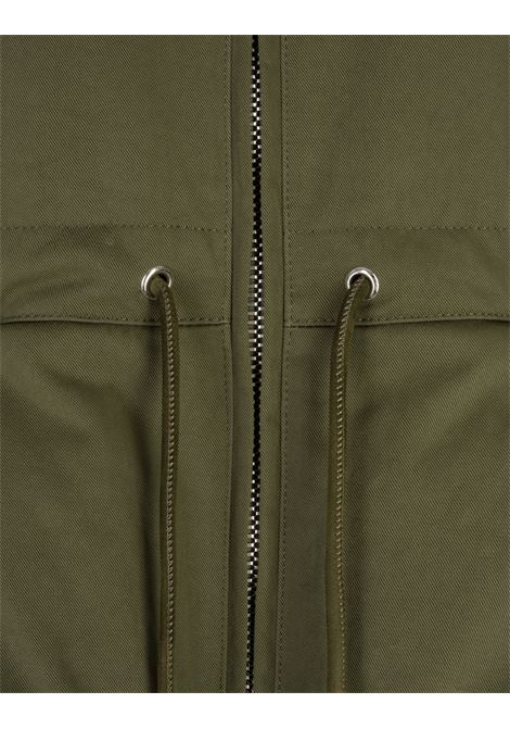 ALEXANDER MCQUEEN Piumino Con Volant In Verde - ALEXANDER MCQUEEN