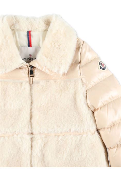 MONCLER ENFANT Piumino Corto Amabay Bianco - MONCLER ENFANT