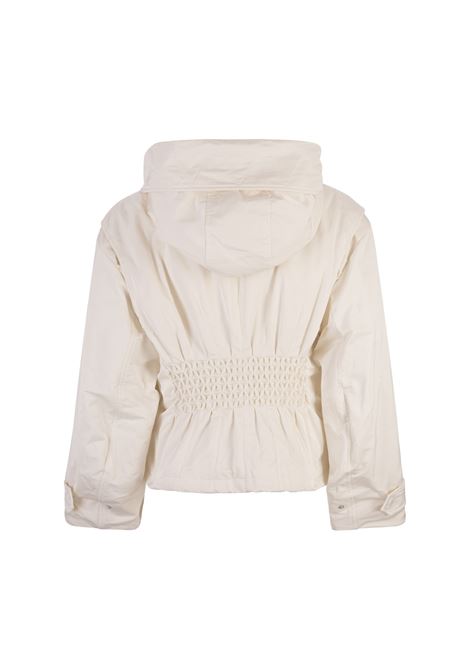 ERMANNO SCERVINO Piumino Corto Bianco Con Vita Elasticizzata - ERMANNO SCERVINO