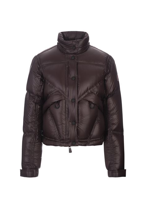 MONCLER GRENOBLE Piumino Corto Julier Marrone Scuro - MONCLER GRENOBLE