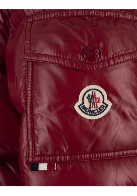 MONCLER Piumino Corto Maljasset Rosso Scuro - MONCLER