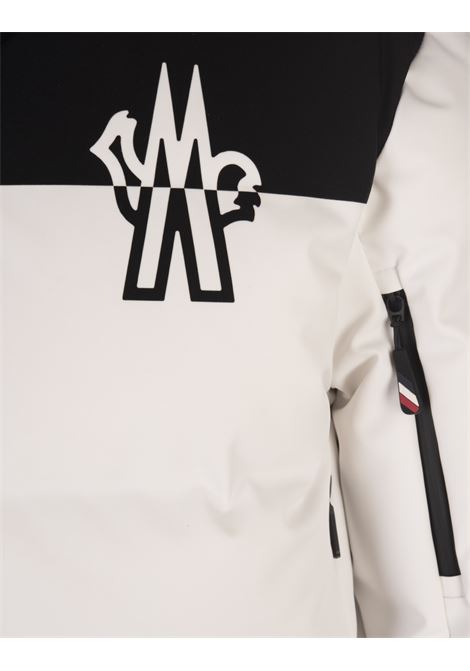 MONCLER GRENOBLE Piumino Curtis Bianco E Nero - MONCLER GRENOBLE