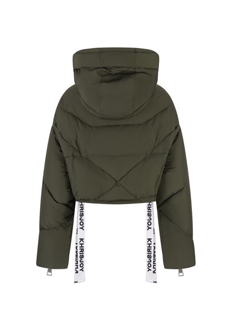 KHRISJOY Piumino Khris Shorty Verde Muschio - KHRISJOY