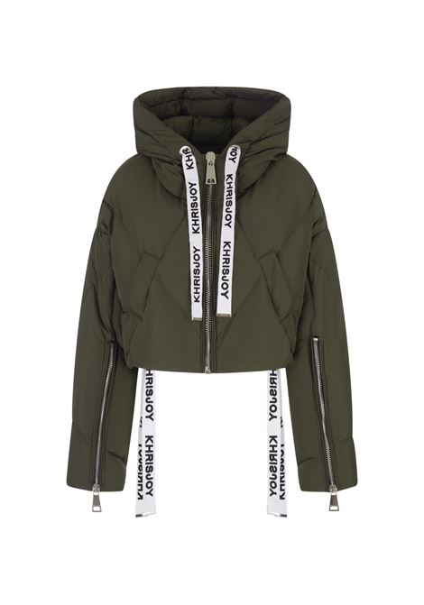 KHRISJOY Piumino Khris Shorty Verde Muschio - KHRISJOY