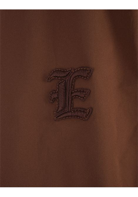 ERMANNO SCERVINO Piumino Midi Marrone Con Vita Elasticizzata - ERMANNO SCERVINO