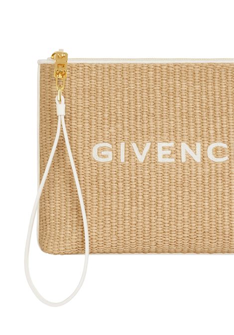 GIVENCHY Pochette GIVENCHY In Rafia Naturale - GIVENCHY