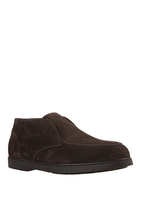 DOUCAL Polacchini Slip-On In Suede Testa Di Moro - DOUCAL'S