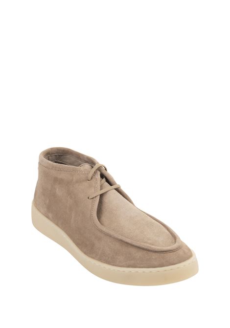 ANDREA VENTURA Polacchini St. Bart In Suede Beige - ANDREA VENTURA
