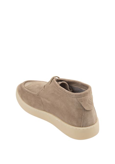 ANDREA VENTURA Polacchini St. Bart In Suede Beige - ANDREA VENTURA