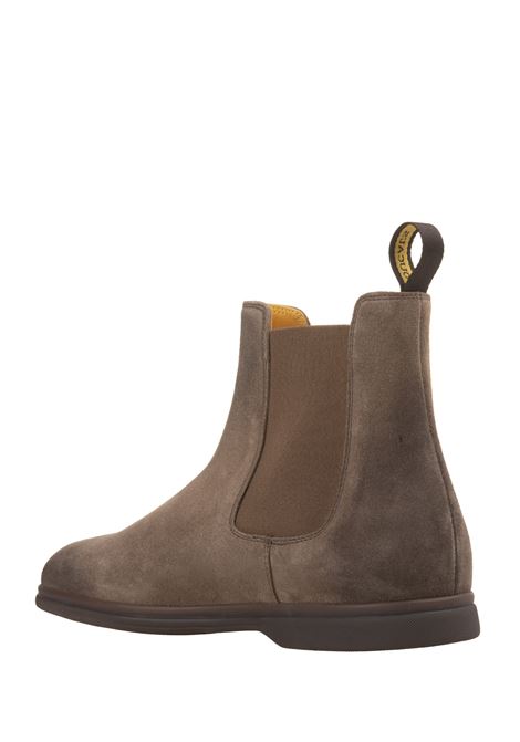 DOUCAL Polacchini Stile Beatles In Suede Marrone Chiaro - DOUCAL'S