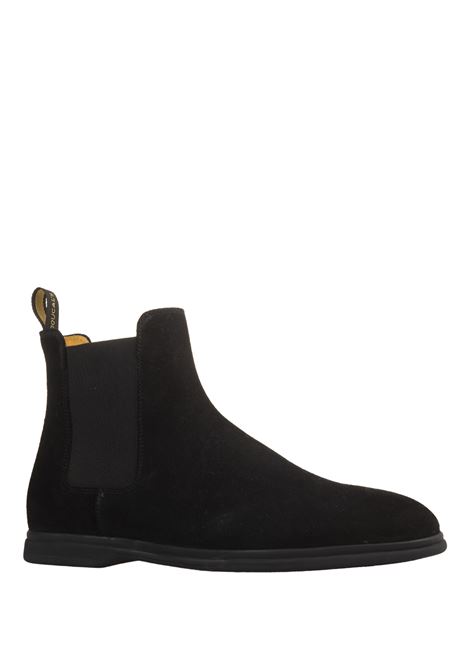 DOUCAL Polacchini Stile Beatles In Suede Nero - DOUCAL'S